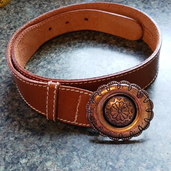 Liz Claiborne | Accessories | Western Leather Belt W Fancy  display picture 1